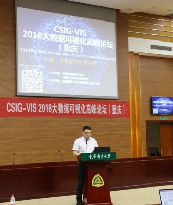 csig - vis 2018 可视化高峰论坛 -2 重庆邮电大学张清华教授致辞.jpg